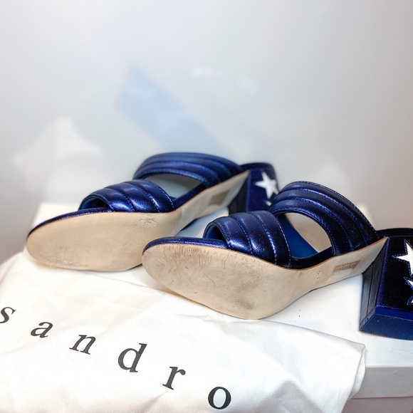new Sandro Paris “Grace” star mules - Picture 5 of 7